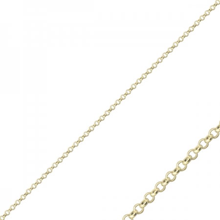 Lant argint 925 placat cu aur cu zale rotunde LTU0016 [0]